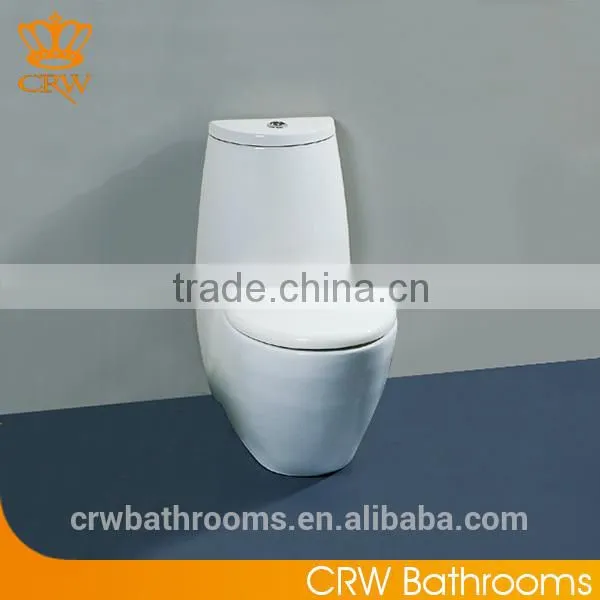 CRW HTC3606 S Trap Wash Down Dual Flush One Piece Toilet