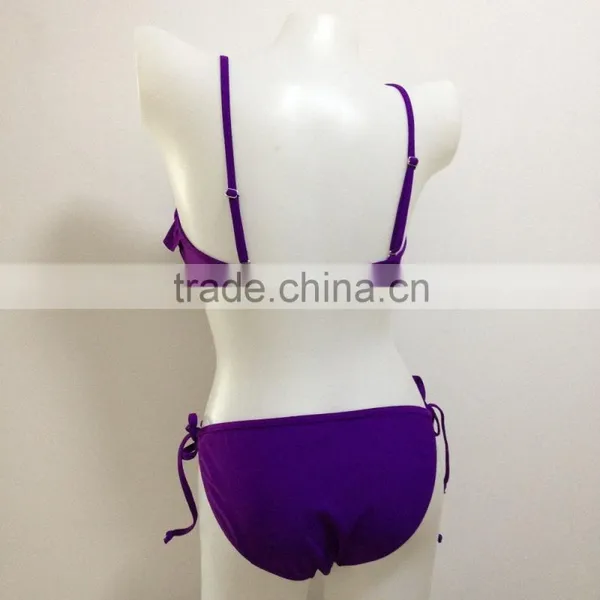 2015 Hot Sexy Bikini Bathing Suit Open Sexy Girl Full Photo Swim Suit Ladies Sexy Brazilian Bikini photo-3