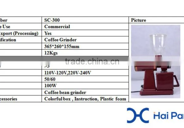 Stainless Steel & Plastic Material Coffee Grinding 220v Coffee Grinder for Home Use photo-6
