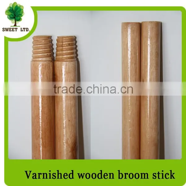 Good Quality Hot Sale Products Wooden Varnished Broom Stick for Sweeping Brooms photo-4