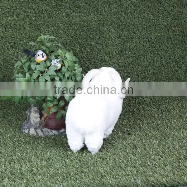 Realistic Taxidermy Replica Decor Plastic Sheep Figurines photo-4
