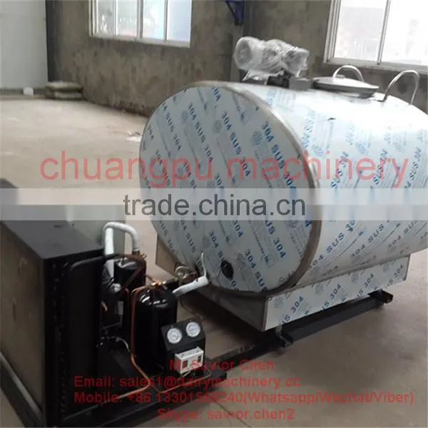 1000L Milk Chiller Tank For Dairy Farm Machinery photo-4