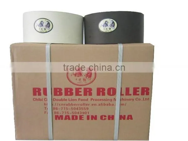 White 4 Inch Aluminium Drum Rice Mill Rubber Roller photo-3