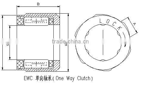 EWC;1WC Series Miniature Needle Bearing photo-4