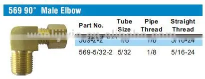 569 90 Male Elbow, Transmission Fittings, Pipe Valve photo-2