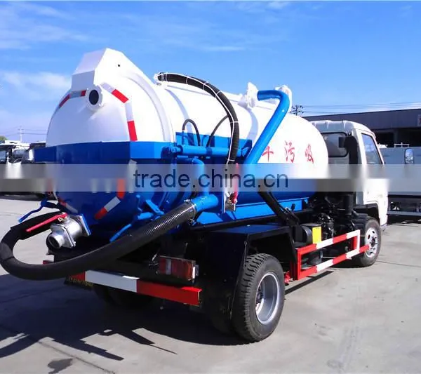 Famous Forland 3000l Vacuum Pump Suction Sewage Truck for Sucking Waste photo-3