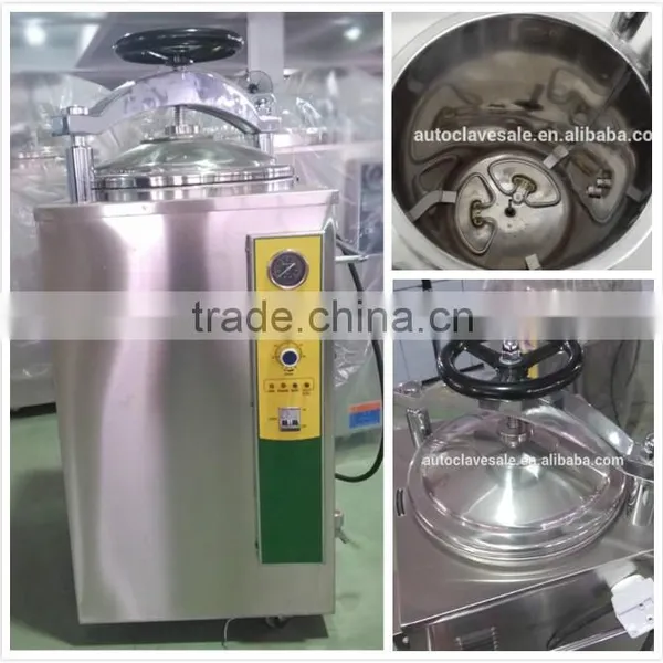 Reasonable Price VA-SJ Vertical Pressure Steam Sterilizer With Hand Wheel Door Indicator Light Auto Controller