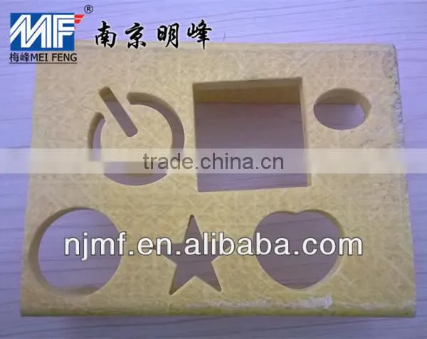 Waterjet Cutting C-Channel FRP Pultruded Profiles