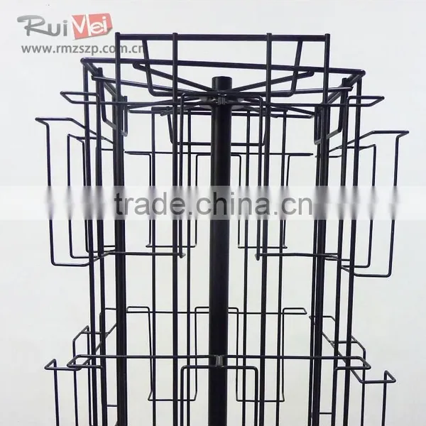 Multi-Tier 4-side Rotating Greeting Card Display Racks for Sale photo-4