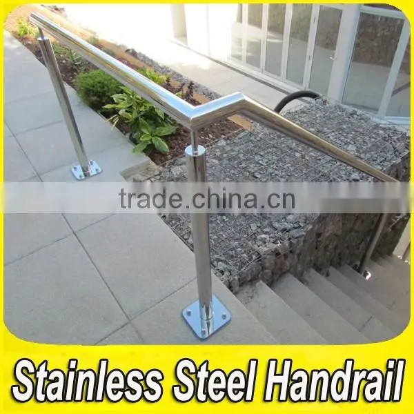 304 316 Modern Stainless Steel Outdoor Metal Handrail for Steps photo-6