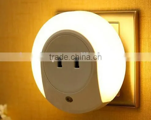 Creative Dual Usb Charger Socket / Led Sensor Night Light / Smart Home Night Lamp With USB Charger Socket photo-3