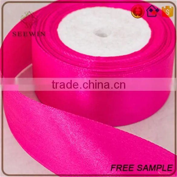 Wholesale Wired Starry Bright Color Gift Packing Decorative Coral Satin Ribbon photo-4