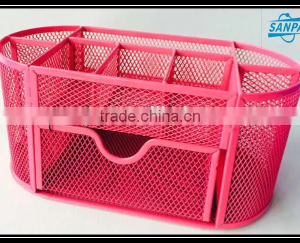 2016 Colorful Wire Mesh Desk Organizer photo-2