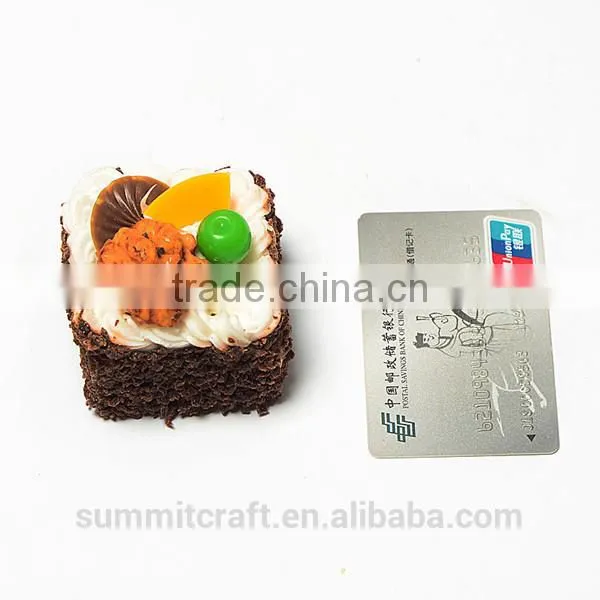 Artificial Resin Mini Cake Custom Food Fridge Magnet photo-2