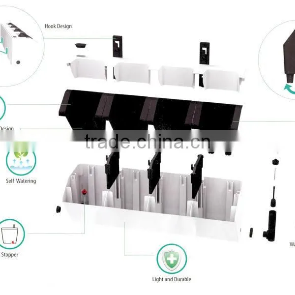 New Generation Flexible Hydro Vertical Plastic Green Wall photo-5