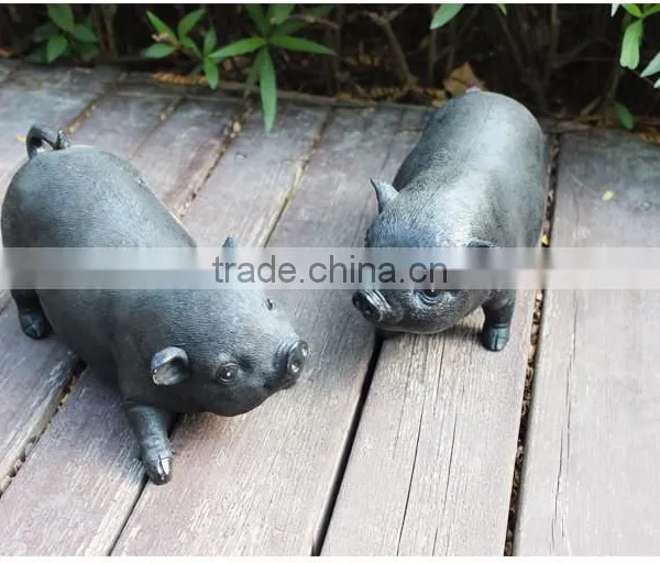 Wholesale Animal Garden Statue Resin Wild Boar Sculpture photo-5