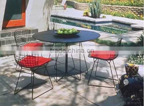 Modern Wire Chair Metal Base photo-5