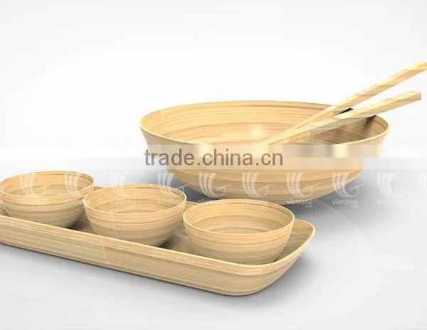 Hot Trend for Salad Bowls, Clear Bamboo Salad Bowl photo-2