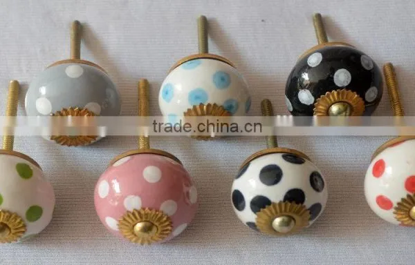 Mix Design Unique Hand Painted Drawer Knobs photo-5