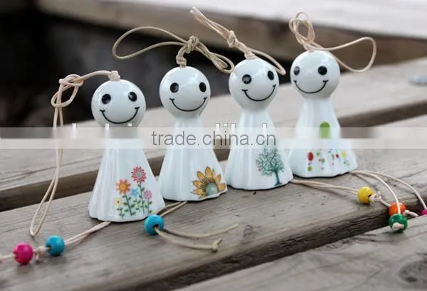 Customized Decoration Promotional Ceramic Indoor Wind Chime for Crafts photo-6