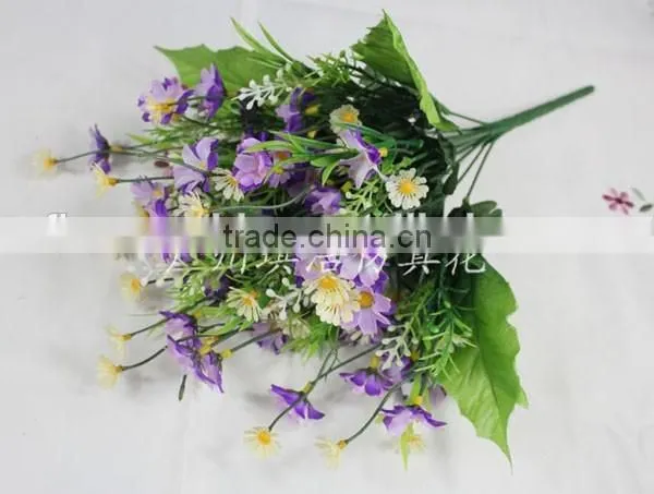 Cheap Artificial Wildflower Bouquet Decorative Landscaping Lilac Wildflower Bouquet Foshan Factory photo-2