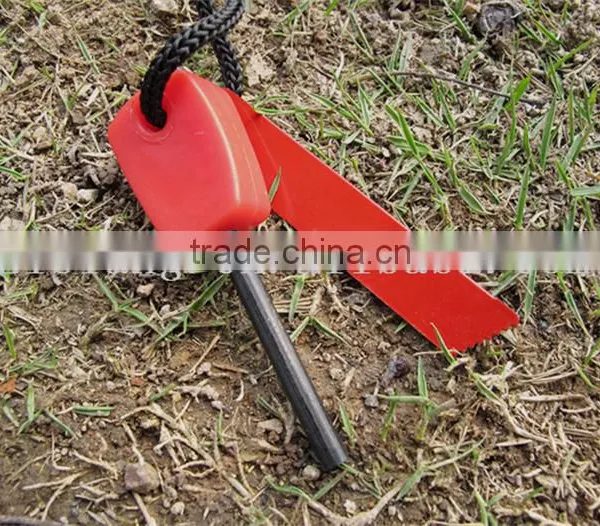 Outdoor Emergency Survival Fi Portable Magnesium Flint Stone photo-3