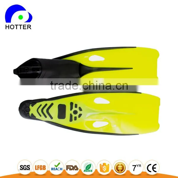 Long Fins Rubber Swimming Fins Diving Snorkel Fins photo-3