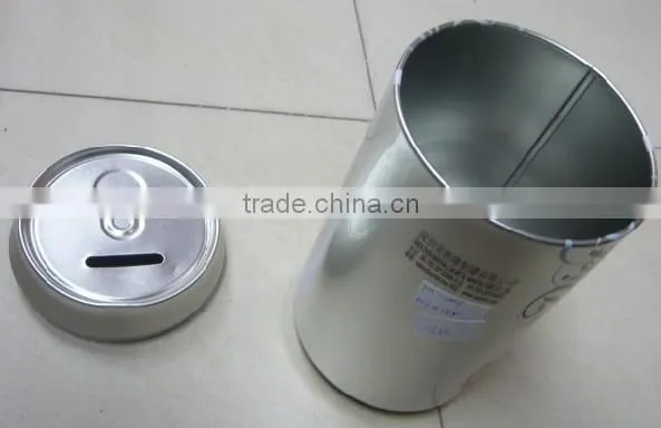 Colar Shaped Tin Coin Bank/metal Coin Bank photo-2