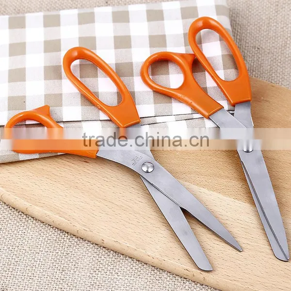 Customized Colorful Fashional PP Handle Stainless Steel Top Quality Tailor Scissors photo-2