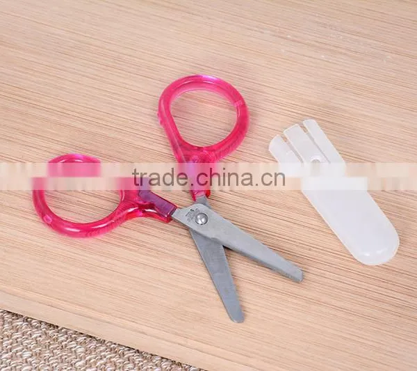 School Children Paper Cutting Scissors Plastic Paper Cutting photo-4