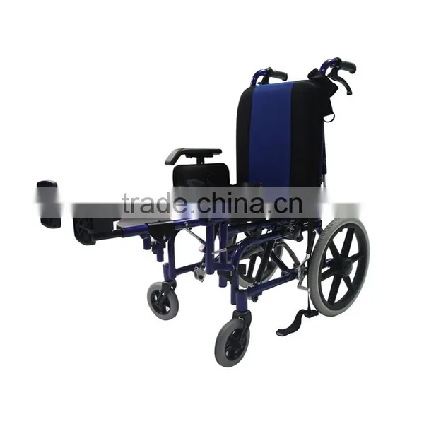 2015 New Product Used Pediatric Children Manual Cerebral Palsy Reclining Aluminum Wheelchair Wheelchairs photo-5