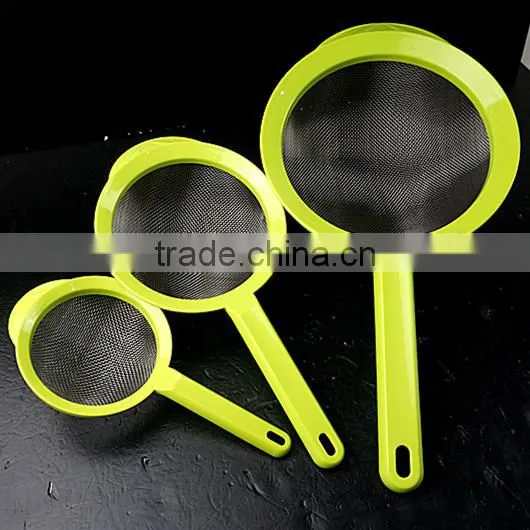 43022 Set of 3 Fine Mesh Stainless Steel Strainers With pp Handle photo-6