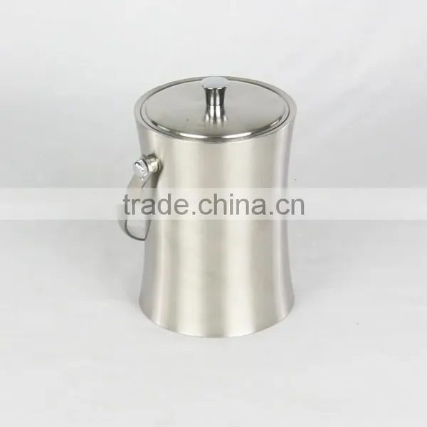 1L 2L 3L Stainless Steel Ice Bucket, Ice Pail, Double Wall Ice Bucket photo-5