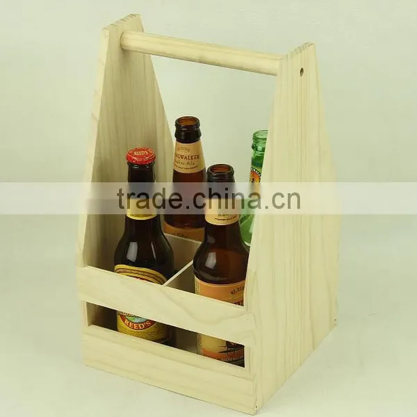4 Bottles 6 Bottles Wooden Wine Crate photo-3