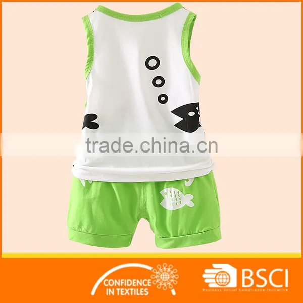 Kids Top+ Short Pant Boys Casual Sport Clothes photo-2