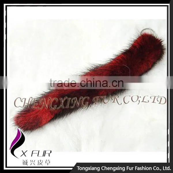 CX-R-35B Handmade Promotional Custom Creative Keychain/Genuine Mink Tail Key Chain photo-4
