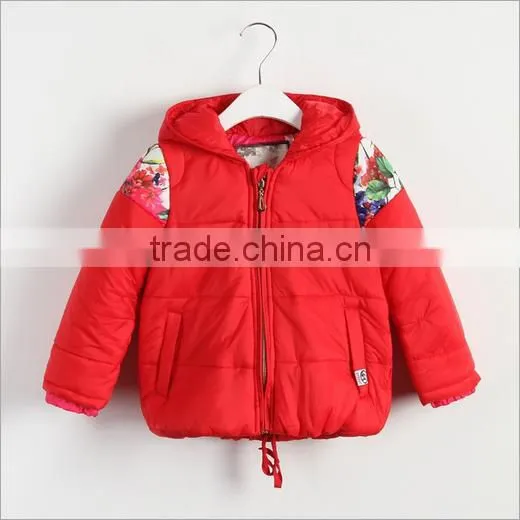 Delta Short Coat of Kids High Quality Winter Coat for Children Red and Orange Coat for Girls photo-3