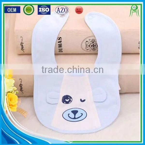 China Manufacture Wholesale Cotton Bandana Blank Baby Bibs photo-2