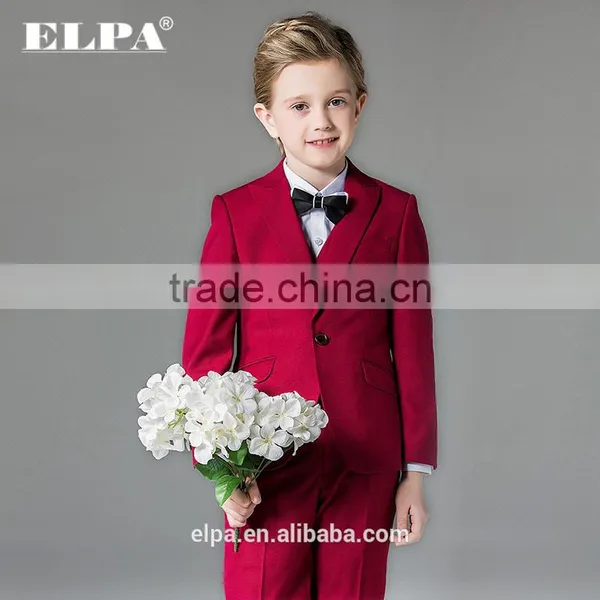 ELPA 2016 Boys Suit Clothing Baby Red Boy Tuxedo Suits for Wedding/Show photo-5