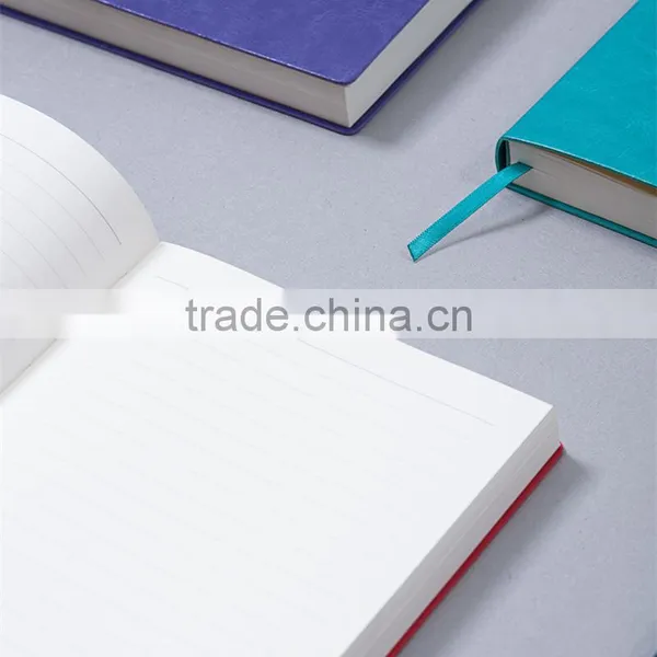 A5 PU Planner Embossed Logo Leather Daily Planner Softcover Notebook photo-5