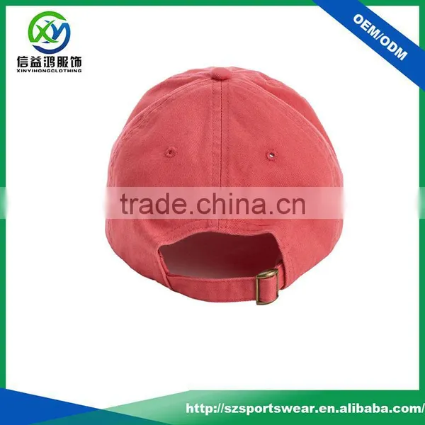 Popular Design Red Color Breathable 100% Cotton Cap, Golf Hat, Sun Visor photo-2