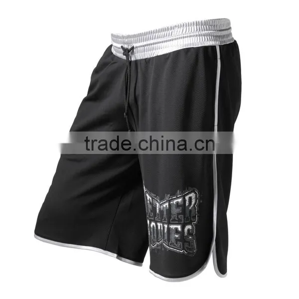 Custom 100% Polyester High Elastic Mens Athletic Shorts photo-5