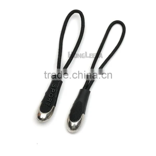 Slip-resistant Zipper Puller Fashion Black Plastic / Nickle Metal Apparel Luggage Bag Sportwear 003 photo-3