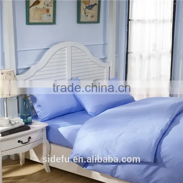 Super Comfortable Solid Color Cotton King Size Bed Sheet photo-2