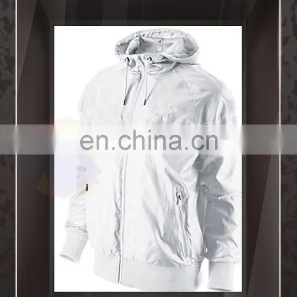 OEM Design Hot Sales Outdoor Waterproof Zip White Logo Printing Couple Running Jacket
