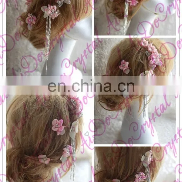 Aidocrystal Fashion Lady Woman Flower Hair Clip Bridal Hawaii Party Hair Accessories photo-2