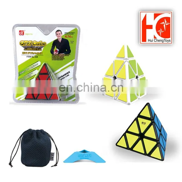 hot sale 2017 development brain activity toy cube iq pyramid puzzle for children