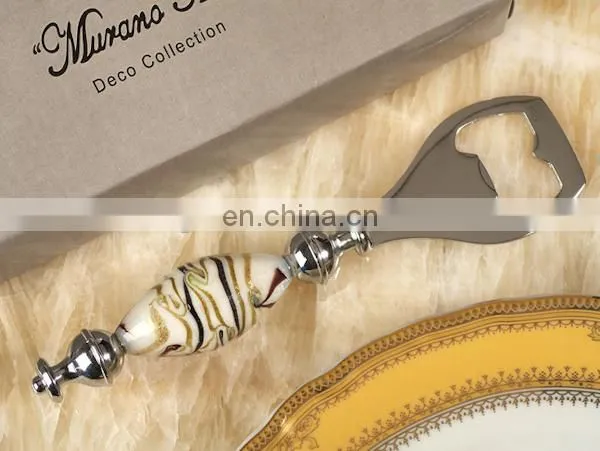 Golden Brown Art Deco Glass Handle Bottle Openers