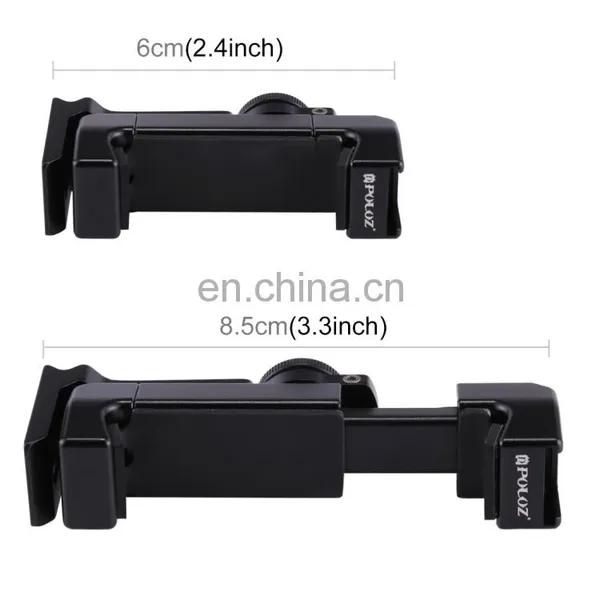 Mobile Accessories PULUZ 360 Degree Rotating Universal Phone Metal Clamp Holder Bracket Phone Holder photo-4
