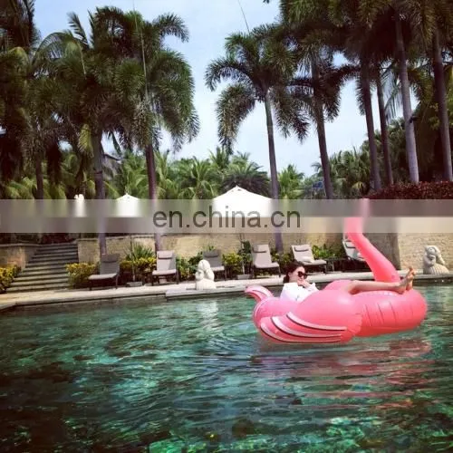 Wholesale Swimming Ring, Drop Shipping Inflatable Pool Float With Flamingo Shape Size: 190 x 200 x 130cm photo-6